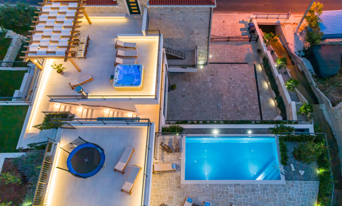 Exterior, Villa Mladenka with Heated Infinity Pool, Dalmatia, Croatia Jesenice