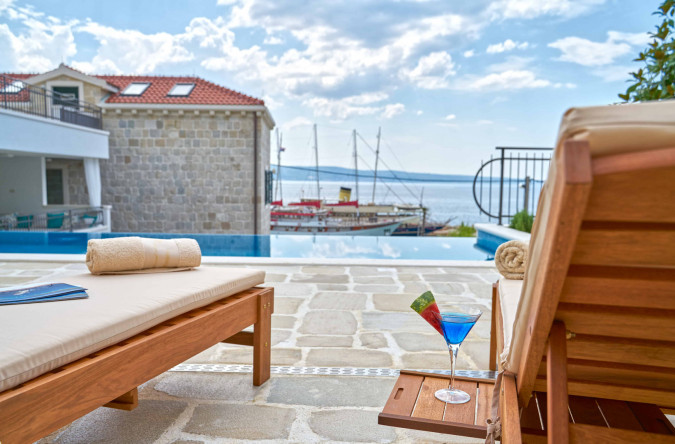 Exterior, Villa Mladenka with Heated Infinity Pool, Dalmatia, Croatia Jesenice