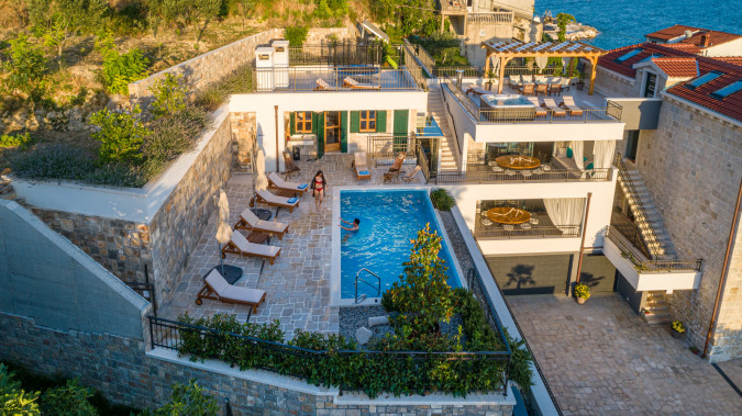 Exterior, Villa Mladenka with Heated Infinity Pool, Dalmatia, Croatia Jesenice
