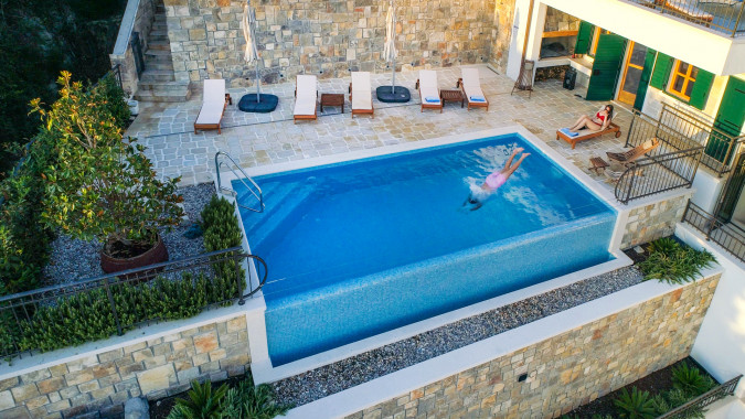 Exterior, Villa Mladenka with Heated Infinity Pool, Dalmatia, Croatia Jesenice