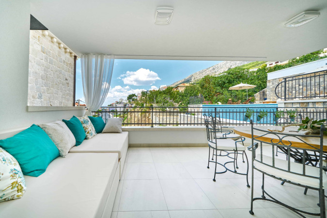 Exterior, Villa Mladenka with Heated Infinity Pool, Dalmatia, Croatia Jesenice