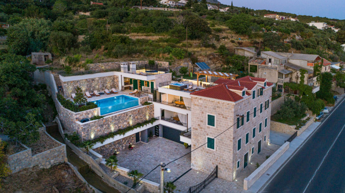 Exterior, Villa Mladenka with Heated Infinity Pool, Dalmatia, Croatia Jesenice