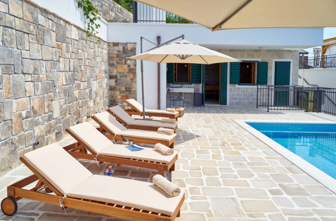 Exterior, Villa Mladenka with Heated Infinity Pool, Dalmatia, Croatia Jesenice
